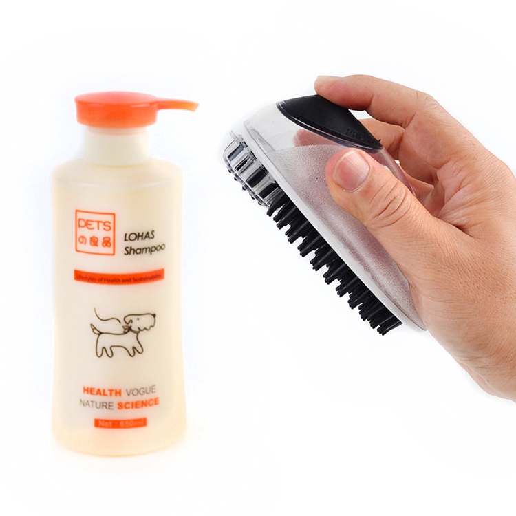 Dog Shampoo Grooming Brush