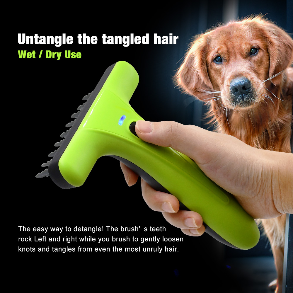 Nylon Bristle Pet Grooming Brush