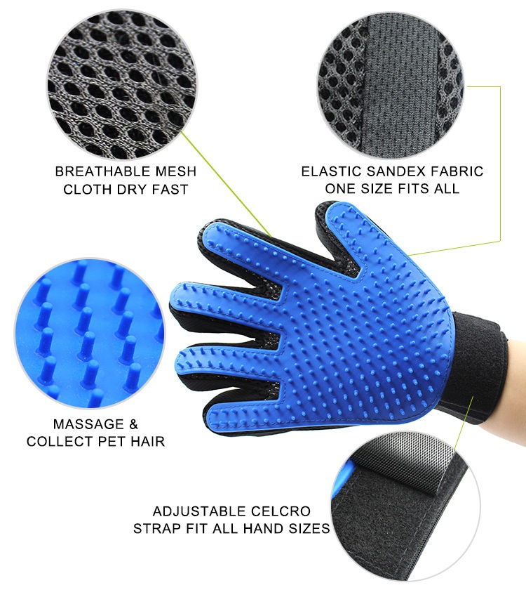 Pet Grooming Shedding Glove