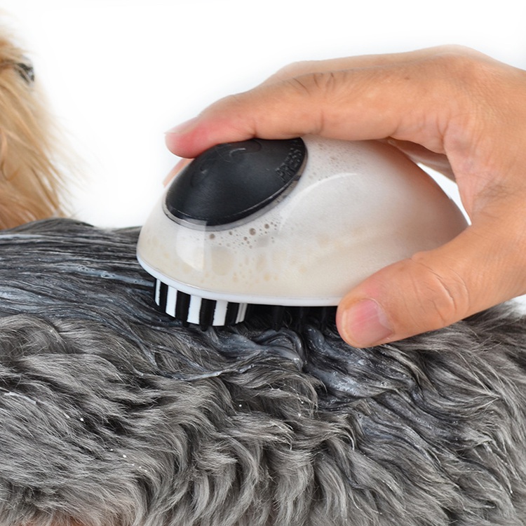 Dog Shampoo Grooming Brush