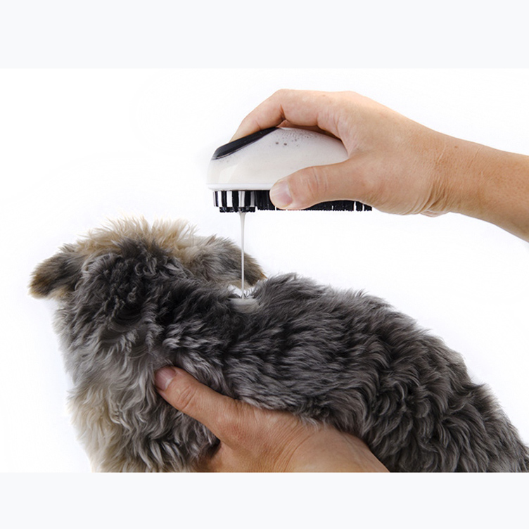 Dog Shampoo Grooming Brush