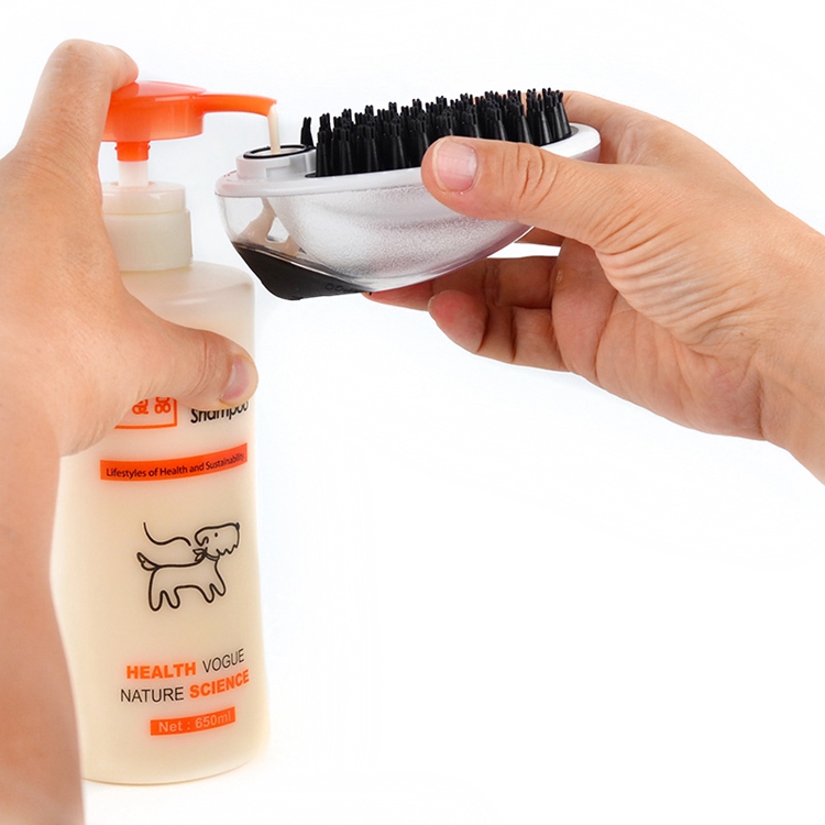 Dog Shampoo Grooming Brush